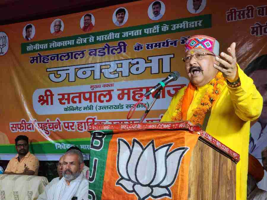 सोनीपत की चुनावी रैली में गरजे महाराज, मोदी के नेतृत्व में विश्व में बज रहा भारत का डंका: महाराज