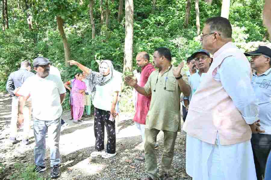 कैबिनेट मंत्री गणेश जोशी ने देहरादून के मसंदावला में अतिवृष्टि के कारण हुए नुकसान का किया निरीक्षण