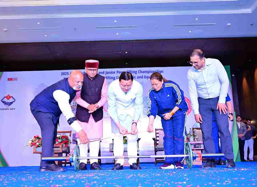 मुख्यमंत्री धामी ने उत्तराखंड पॉवर लिफ्टिंग एसोसिएशन“ द्वारा आयोजित “एशियन सब जूनियर-जूनियर मैन एवं वूमेन कप एवं एशियन यूनिवर्सिटी कप पॉवर लिफ्टिंग प्रतियोगिता 2025” का किया शुभारंभ