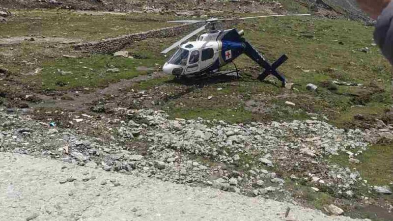मरीज को लेने गया एम्स हॉस्पिटल का हेली केदारनाथ में हुआ दुर्घटना ग्रस्त