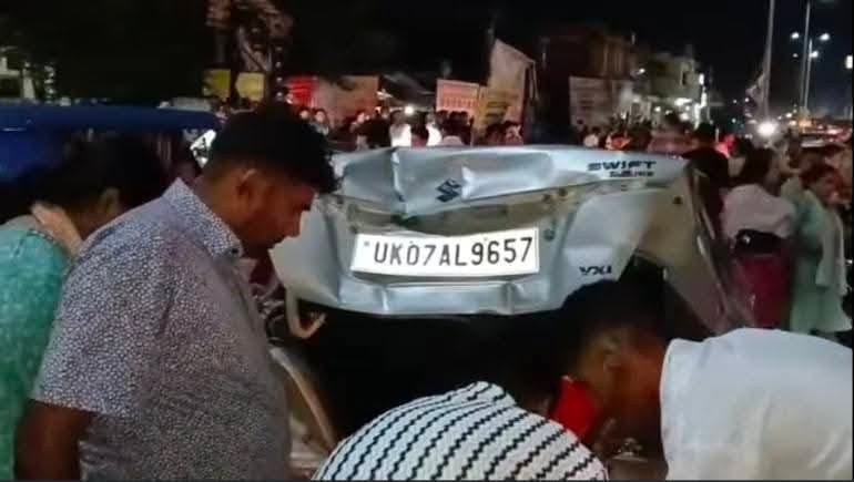 देहरादून हरिद्वार नेशनल हाईवे पर हादसा, 8 से 10 गाड़ियां आपस मे टकराई, लगा लम्बा जाम