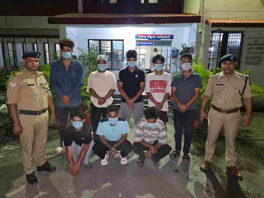 युवक पर जान लेवा हमला करने वाले 8 अभियुक्तों को पुलिस ने किया गिरफ्तार