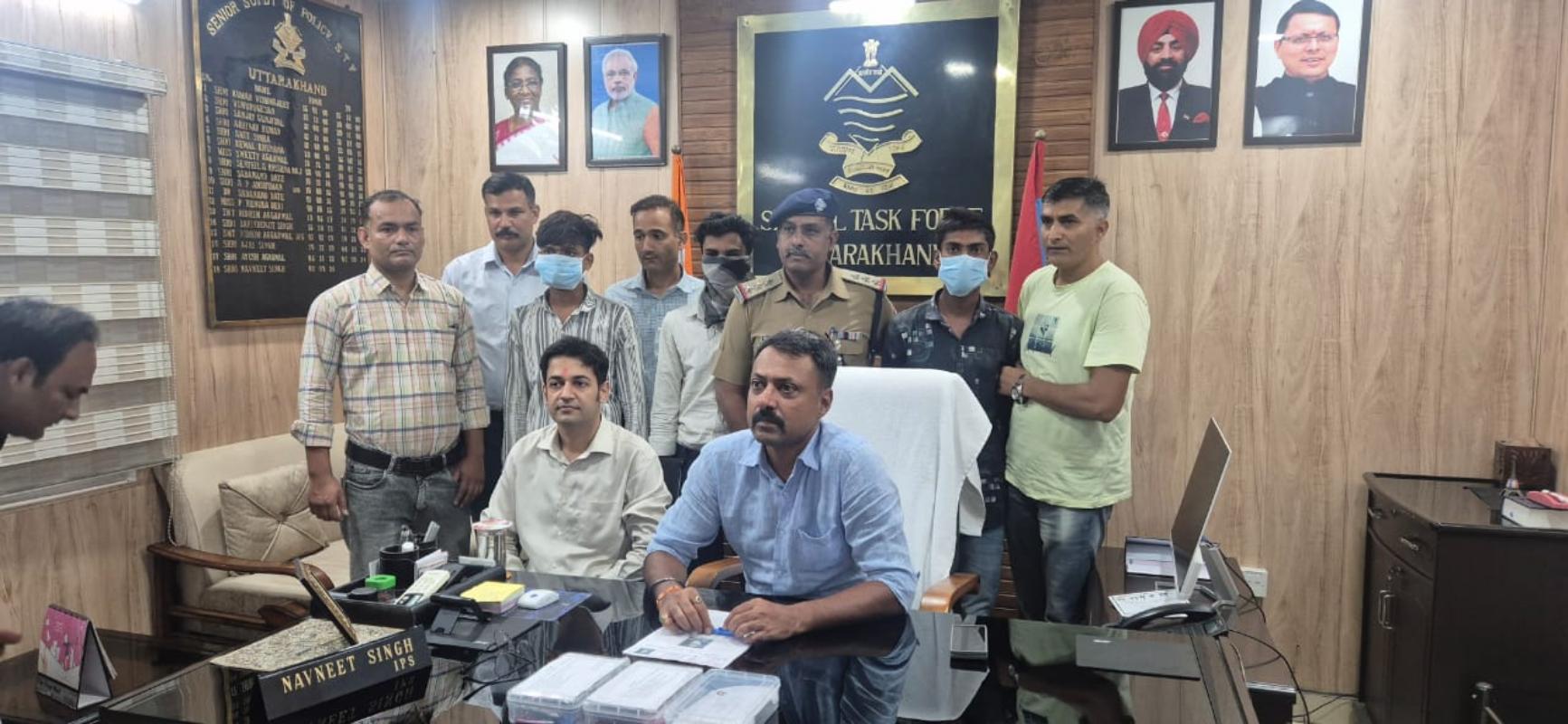 दून इंटरनेशनल स्कूल के ऑनलाइन प्लेटफॉर्म “SchoolPad” की हैकिंग एवं ठगी करने वाले 3 साइबर ठगों को एसटीएफ ने किया गिरफ्तार