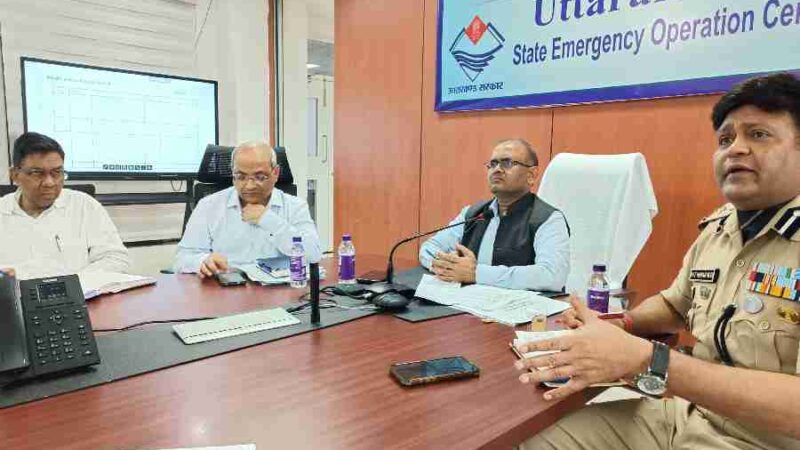 राज्य के कई जनपदों में भारी बारिश की संभावना, सचिव आपदा प्रबंधन ने सभी तैयारियां पूर्ण रखने दिए निर्देश
