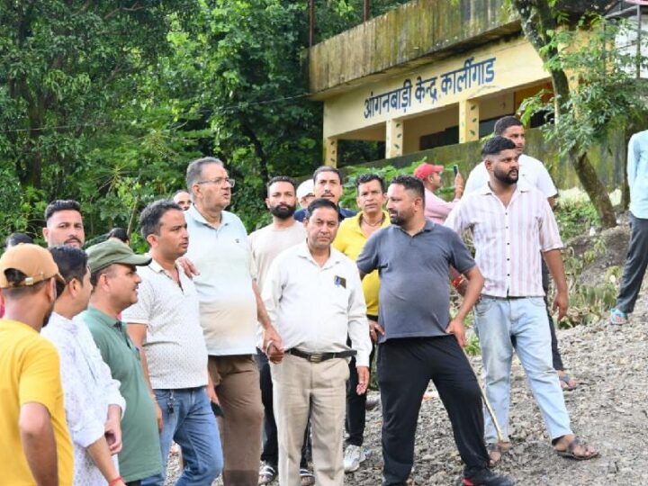 आपदा प्रभावित क्षेत्रों का निरीक्षण कर मंत्री जोशी ने दिए युद्धस्तर पर राहत कार्यों के निर्देश