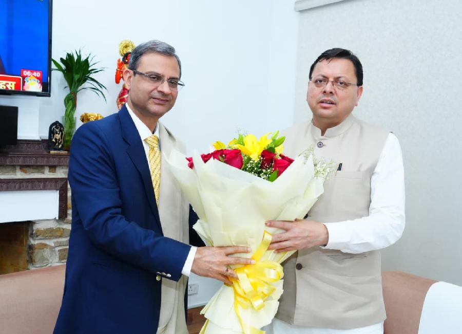 मुख्यमंत्री धामी से आरबीआई गवर्नर संजय मल्होत्रा ने की शिष्टाचार भेंट, राज्य के आर्थिक विकास, बैंकिंग विस्तार और डिजिटल वित्तीय समावेशन पर की चर्चा