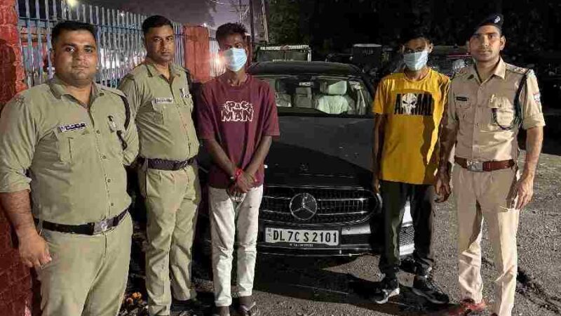 मर्सिडीज़ चोरी की घटना का 12 घंटे के अंदर दून पुलिस ने किया खुलासा, 2 अभियुक्तों को किया गिरफ्तार