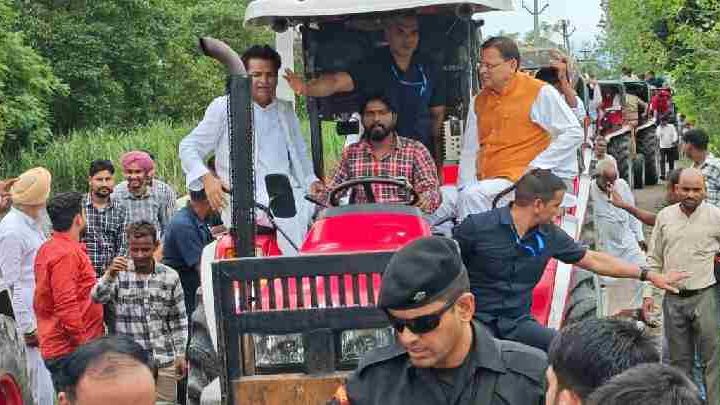 आपदा की घड़ी में जनसेवा की मिसाल बने मुख्यमंत्री धामी, भारी बारिश के बीच ट्रैक्टर से पहुँचे हरिद्वार के लक्सर आपदा प्रभावित क्षेत्रों में, स्थलीय निरीक्षण कर राहत कार्यों को गति देने के दिए निर्देश