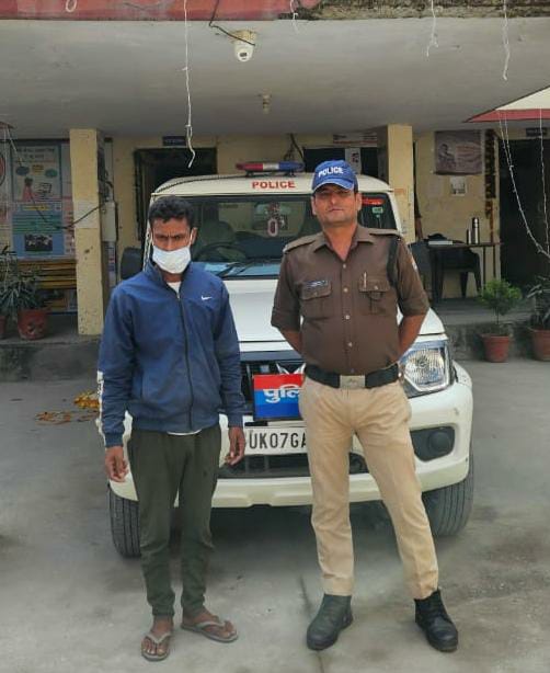 दुष्कर्म के आरोपी अभियुक्त को दून पुलिस ने किया गिरफ्तार