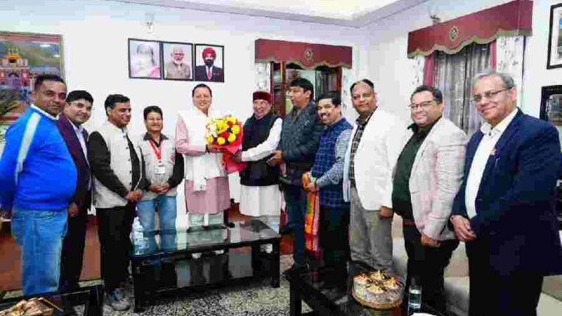 पीआरएसआई डेलीगेशन ने मुख्यमंत्री से की शिष्टाचार भेंट, देहरादून में आयोजित होने वाले राष्ट्रीय अधिवेशन के लिए दिया आमंत्रण