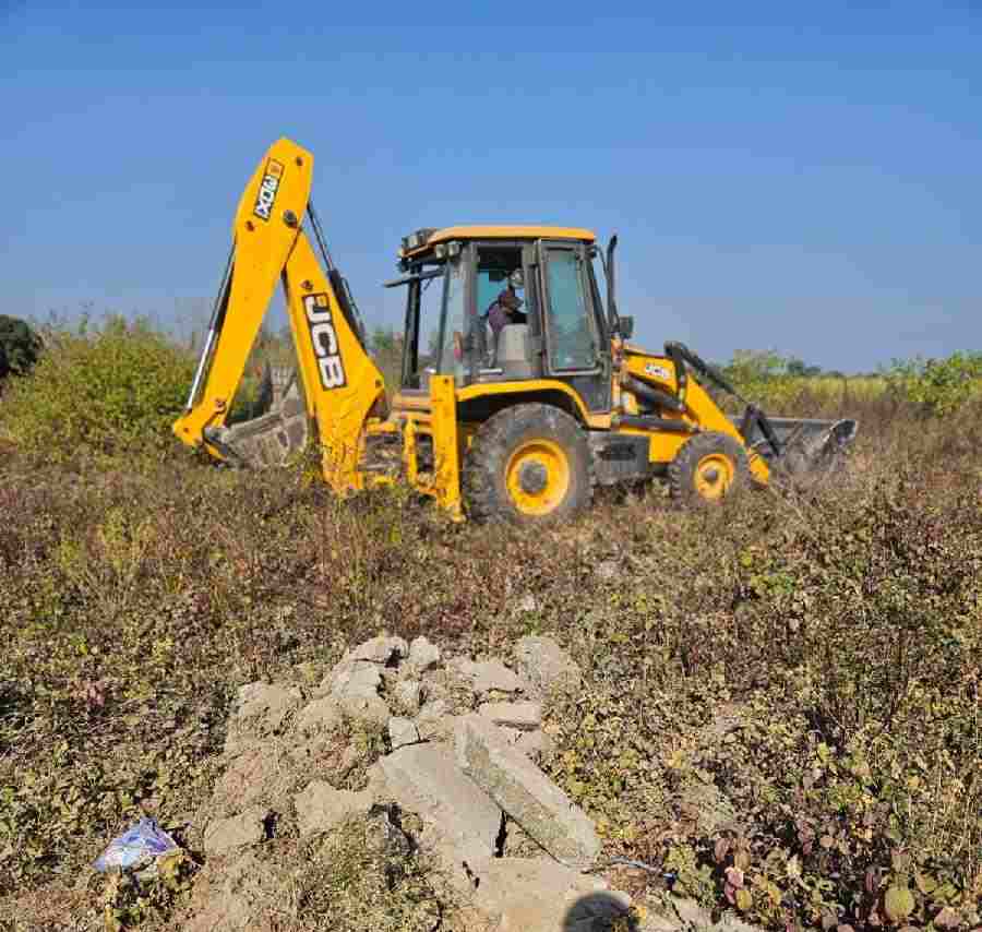 एमडीडीए की सख्त कार्रवाई, अवैध प्लाटिंग और निर्माण पर चला बुलडोज़र, 22 बीघा भूमि में हुआ ध्वस्तीकरण
