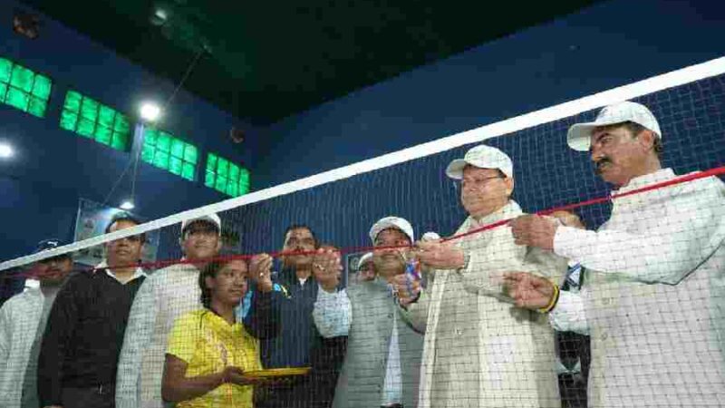 मुख्यमंत्री ने अल्मोड़ा में किया सांसद खेल महोत्सव का शुभारंभ