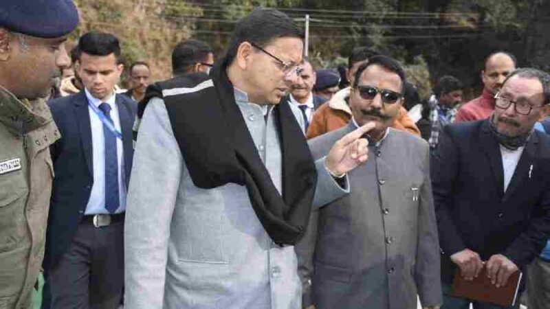 मुख्यमंत्री धामी ने किया कैंचीधाम बाईपास का स्थलीय निरीक्षण, यात्रा सीजन से पूर्व कार्य पूर्ण करने के निर्देश