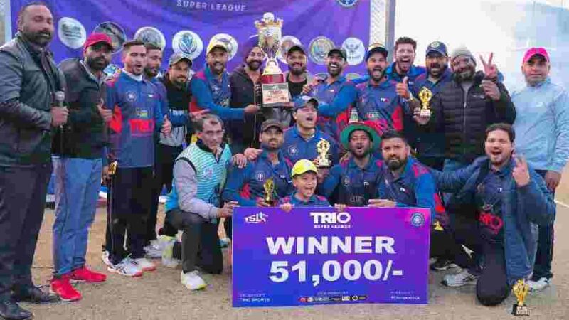 दीपक तोमर की धमाकेदार बल्लेबाजी से पावर पैंथर्स बनी ट्रियो कप 2026 की चैंपियन, कॉर्पोरेट क्रिकेट में एमडीडीए-यूपीसीएल की संयुक्त टीम का जलवा, 30 टीमों को पछाड़कर जीता खिताब