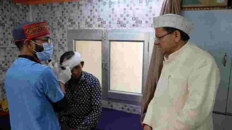 पीपलकोटी में स्वास्थ्य व्यवस्थाओं का जायजा लेने पहुँचे मुख्यमंत्री धामी, स्वामी विवेकानंद धर्मार्थ चिकित्सालय में सुविधाओं को और सशक्त बनाने के दिए निर्देश