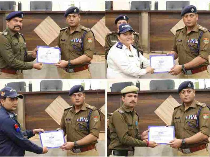 उत्कृष्ट कार्य करने वाले पुलिस कर्मियों को एसएसपी दून ने थपथपाई पीठ, 29 पुलिसकर्मियों को प्रशस्ति पत्र देकर किया सम्मानित