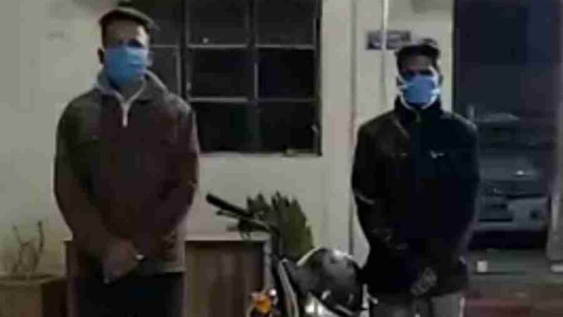 पुलिस चेकिंग के दौरान युवको को अनावश्यक वीडियो बनाना पड़ा महंगा, चालान कार्यवाही के साथ- साथ युवकों को काटनी पड़ी हवालात में रात