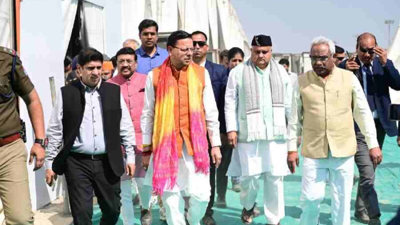 केन्द्रीय गृह एवं सहकारिता मंत्री अमित शाह का 7 मार्च को हरिद्वार बैरागी कैम्प में प्रस्तावित भ्रमण कार्यक्रम की तैयारियों का मुख्यमंत्री ने किया स्थलीय निरीक्षण