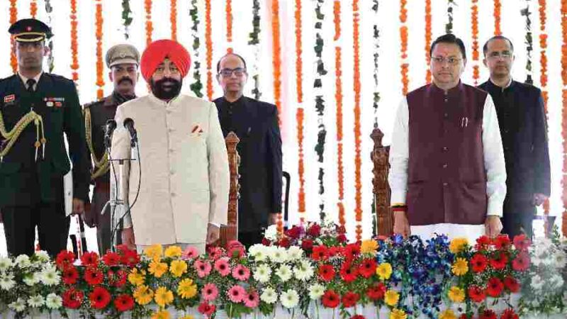 धामी कैबिनेट का विस्तार, 5 पांच नए मंत्रियों को मिली जगह