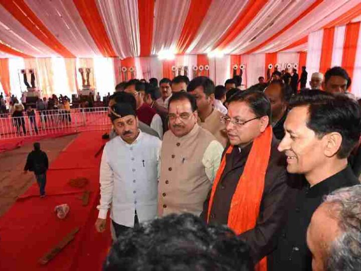 हल्द्वानी में 21 मार्च को भव्य जनसभा, रक्षा मंत्री राजनाथ सिंह होंगे मुख्य अतिथि, सीएम धामी ने कार्यक्रम स्थल का किया निरीक्षण, व्यवस्थाओं को लेकर दिए सख्त निर्देश