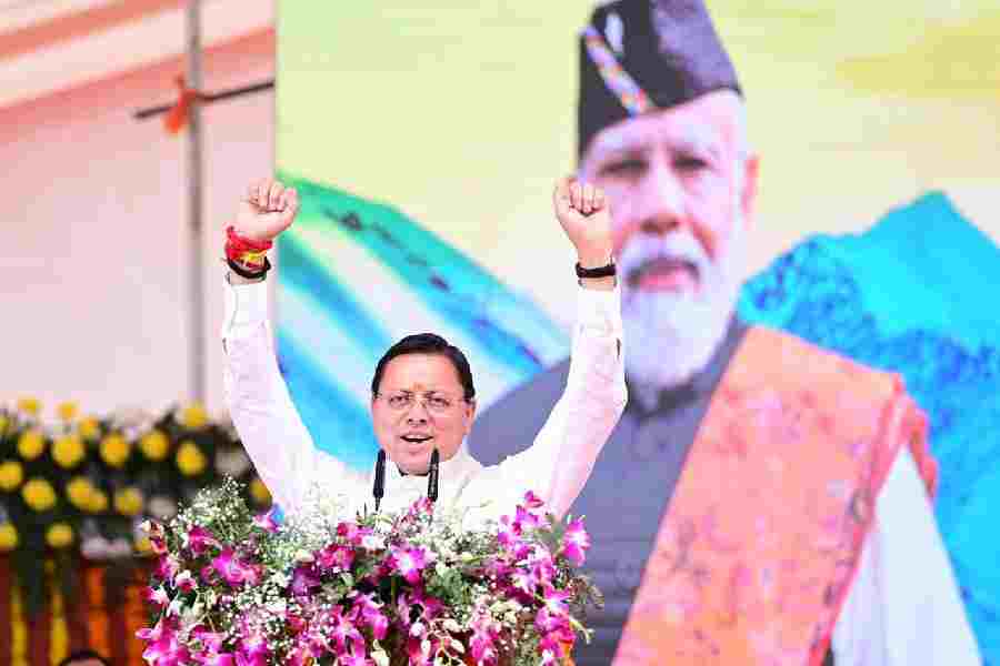 सरकार के चार वर्ष पूरे होने पर परेड ग्राउंड में आयोजित 4 साल बेमिसाल कार्यक्रम में बोले सीएम धामी, पूरा हो रहा देवभूमि का गौरव पुनर्स्थापित करने का संकल्प: सीएम