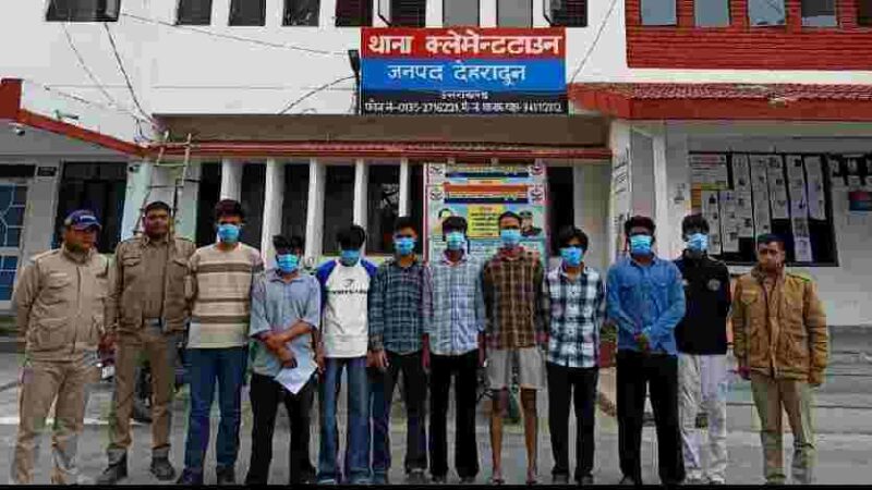 अपराधियों पर वार करता “ऑपेरशन प्रहार,. सार्वजनिक स्थान पर हुड़दंग कर रहे 7 व्यक्तियों को किया गिरफ्तार