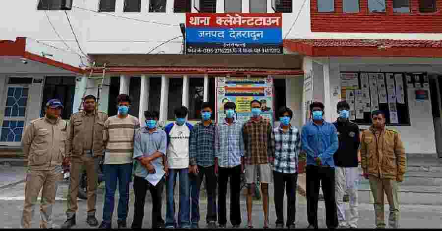 अपराधियों पर वार करता “ऑपेरशन प्रहार,. सार्वजनिक स्थान पर हुड़दंग कर रहे 7 व्यक्तियों को किया गिरफ्तार