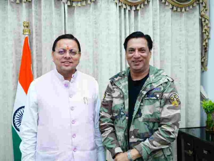 मुख्यमंत्री धामी से फिल्म निर्माता-निर्देशक मधुर भंडारकर की मुलाकात, उत्तराखंड को देश का अग्रणी फिल्म शूटिंग हब बनाने का संकल्प