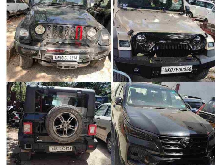 वीकेंड पर दून पुलिस ने उतारा थार सवारों का खुमार, ड्रंक एंड ड्राइव व यातायात नियमो के उल्लंघन पर कई काली थार सहित दर्जनों वाहनो को पुलिस ने किया सीज