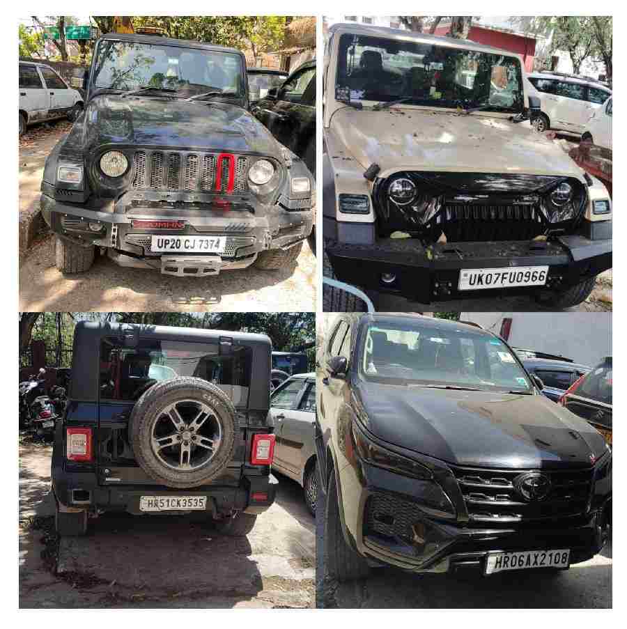 वीकेंड पर दून पुलिस ने उतारा थार सवारों का खुमार, ड्रंक एंड ड्राइव व यातायात नियमो के उल्लंघन पर कई काली थार सहित दर्जनों वाहनो को पुलिस ने किया सीज