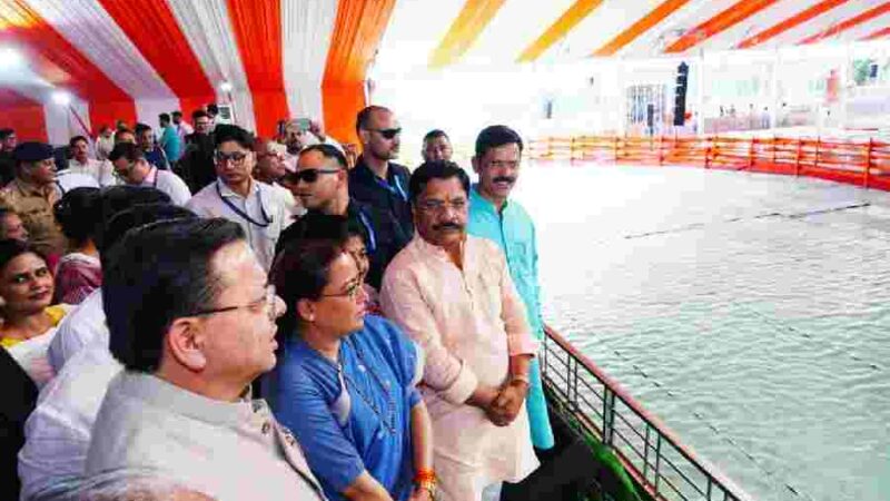 मुख्यमंत्री धामी ने 14 अप्रैल को देहरादून में प्रस्तावित प्रधानमंत्री नरेन्द्र मोदी के कार्यक्रम के मद्देनज़र गढ़ी कैंट स्थित जसवंत ग्राउंड पहुंचकर तैयारियों का किया निरीक्षण