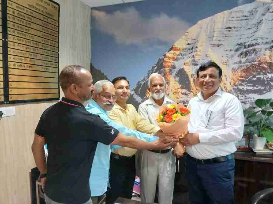 अमजा प्रतिनिधि मंडल ने की महानिदेशक सूचना से शिष्टाचार भेंट