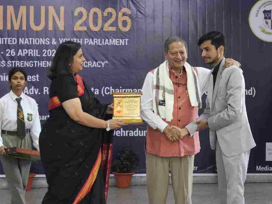 न्यायवाणी फाउंडेशन द्वारा ,राजा राममोहन राय अकादमी, देहरादून में एमयूएन एवं यूथ पार्लियामेंट का सफल आयोजन