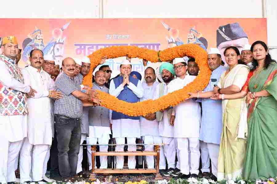 नानकमत्ता में वीर शिरोमणि महाराणा प्रताप जयंती समारोह में शामिल हुए मुख्यमंत्री धामी