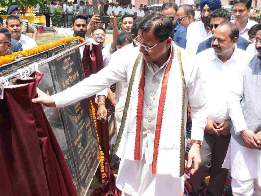 खटीमा में मुख्यमंत्री धामी ने 89 लाख रुपये की विकास योजनाओं का किया लोकार्पण