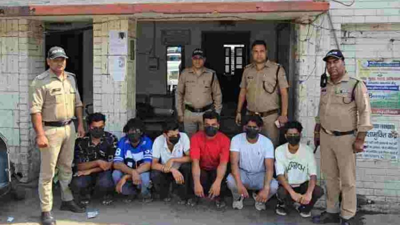 सार्वजनिक स्थान पर लडाई झगडा कर शान्ति भंग करने वालों को दून पुलिस ने पढाया कानून का सबक, 6 अभियुक्तों को पुलिस ने किया गिरफ्तार