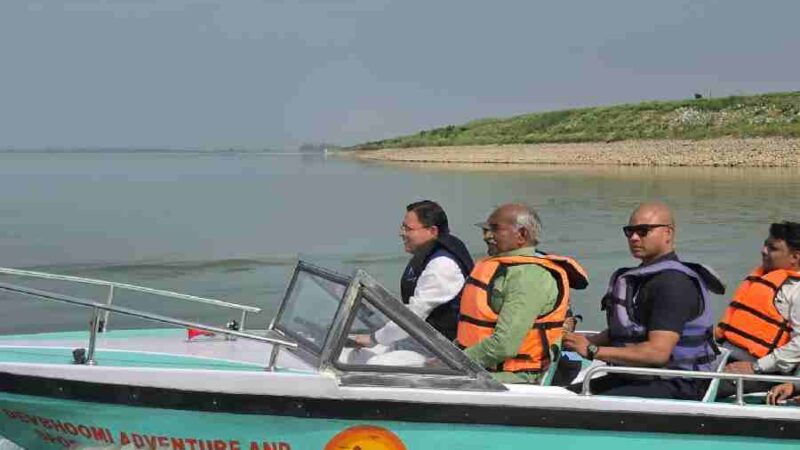 मुख्यमंत्री धामी ने गदरपुर में अंतर्राष्ट्रीय क्याकिंग एवं कैनोइंग प्रतियोगिता की तैयारियों का लिया जायजा
