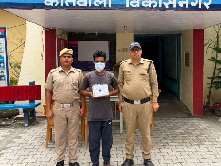 मंदिर में हुई चोरी की घटना का 24 घण्टे में दून पुलिस ने किया खुलासा, एक अभियुक्त गिरफ्तार