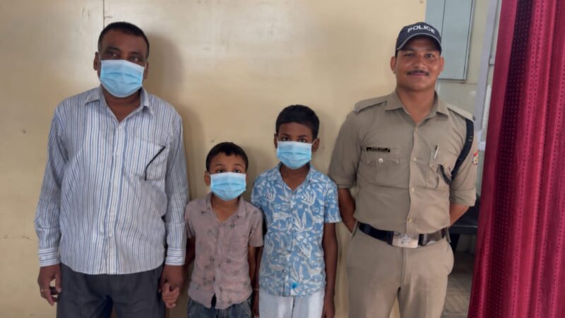 ऋषिकेश क्षेत्र से गुम हुए 2 मासूमों को पुलिस ने मिलाया परिवार से