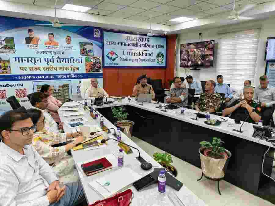 राज्य स्तरीय माॅक ड्रिल की तैयारियां परखीं, यूएसडीएमए में टेबल टाॅप एक्सरसाइज का आयोजन, 2 जुलाई को सभी 13 जनपदों में होगी माॅक ड्रिल, मुख्यमंत्री करेंगे माॅक ड्रिल का निरीक्षण