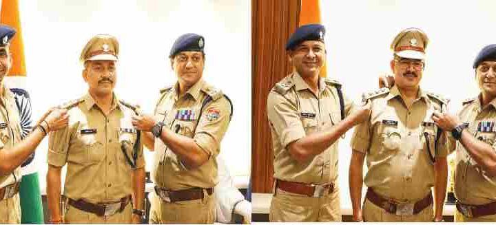 पदोन्नत अधिकारियों के सम्मान में किया गया पिपिंग सेरेमनी का आयोजन, एसएसपी देहरादून ने पदोन्नत पुलिस अधिकारियों को पदोन्नति पद के अलंकरण से किया अलंकृत