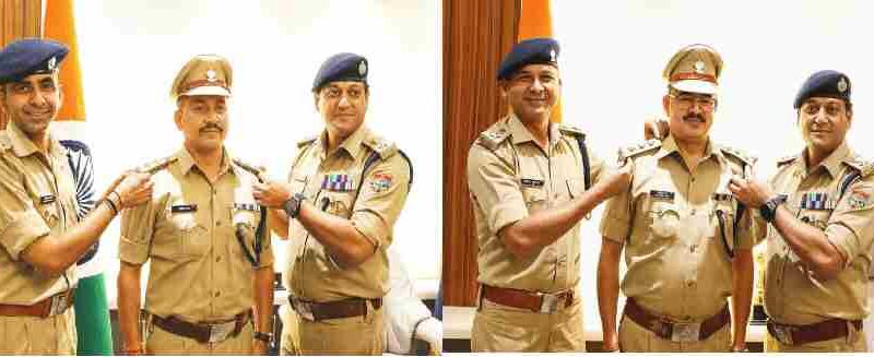 पदोन्नत अधिकारियों के सम्मान में किया गया पिपिंग सेरेमनी का आयोजन, एसएसपी देहरादून ने पदोन्नत पुलिस अधिकारियों को पदोन्नति पद के अलंकरण से किया अलंकृत