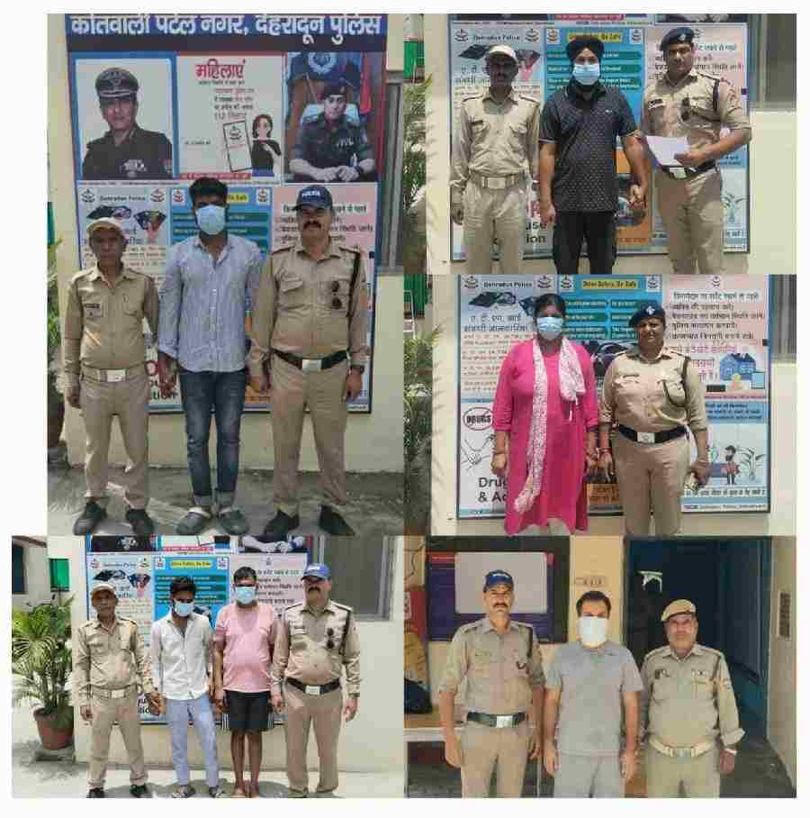 वारंटियों के विरूद्ध दून पुलिस की ताबडतोड कार्यवाही, अलग-अलग थाना क्षेत्रों में पुलिस द्वारा 12 वारंटियों को किया गिरफ्तार