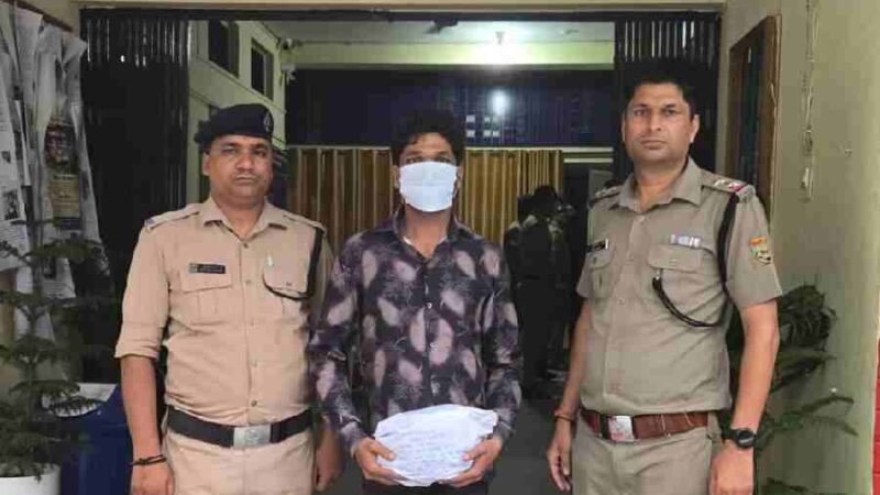 प्रतिबन्धित नशीले कैप्सूलों के साथ 1 अभियुक्त को दून पुलिस ने किया गिरफ्तार, 608 प्रतिबंधित नशीले कैप्सूल हुए बरामद