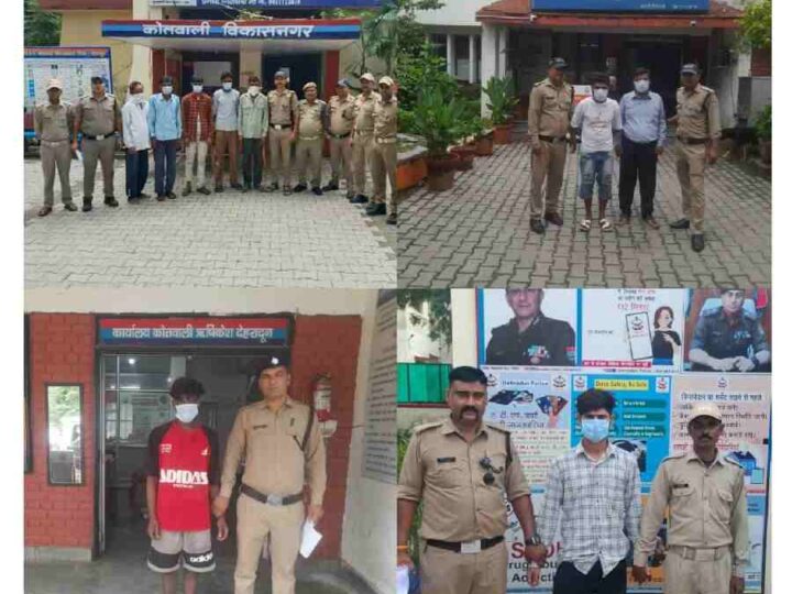वारंटियों के विरूद्ध दून पुलिस की ताबडतोड कार्यवाही, अलग-अलग थाना क्षेत्रों से 12 वारंटियों को किया गिरफ्तार