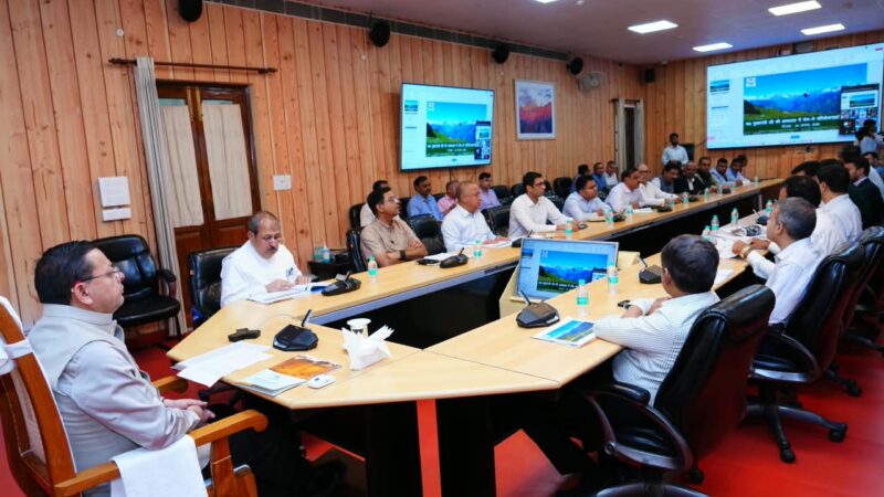 रोपवे परियोजनाओं की धीमी प्रगति पर मुख्यमंत्री ने जताई नाराजगी, राज्य स्थापना दिवस 9 नवम्बर तक रोपवे परियोजनाओं के कार्य धरातल पर दिखें— मुख्यमंत्री