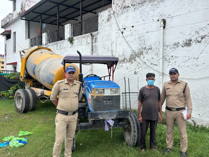 तेजी व लापरवाही से ट्रेक्टर चलाते हुए दुर्घटना कारित करने वाले चालक को दून पुलिस ने किया गिरफ्तार, अभियुक्त की लापरवाही से हुई दुर्घटना में एक युवती की हो गयी थी मृत्यु