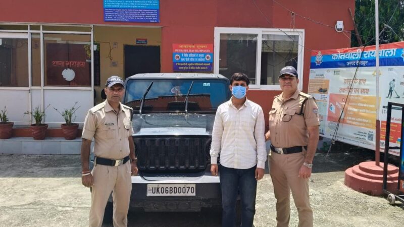 बस चालक को कार से कुचलने का प्रयास करने वाले थार चालक को दून पुलिस ने किया गिरफ्तार