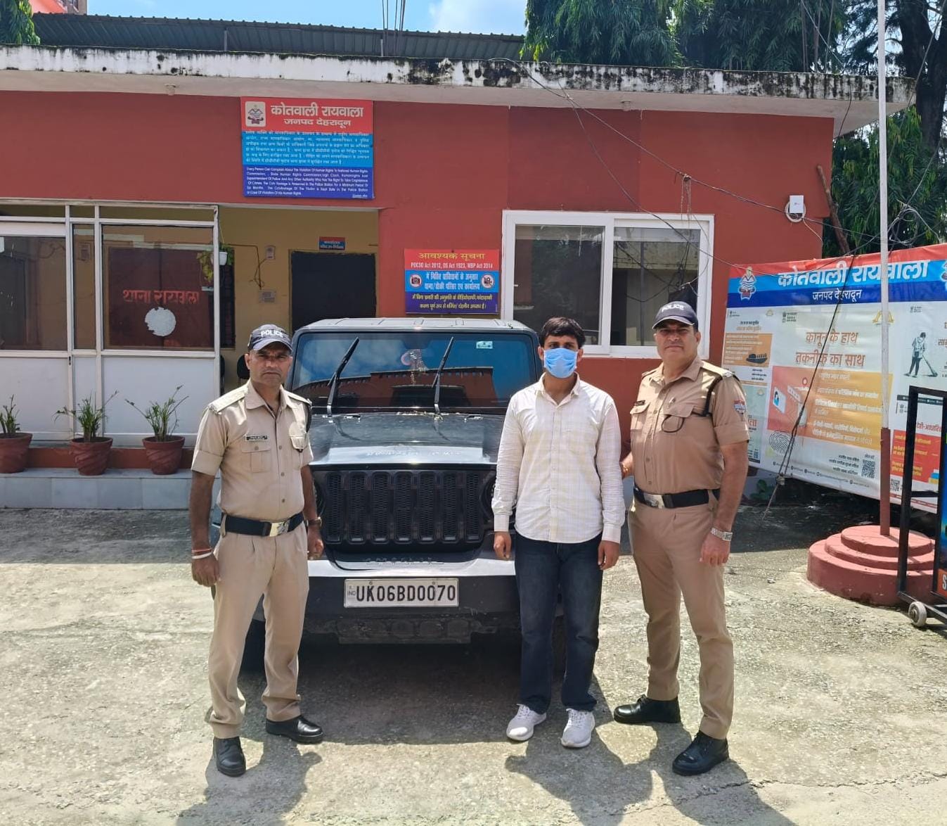 बस चालक को कार से कुचलने का प्रयास करने वाले थार चालक को दून पुलिस ने किया गिरफ्तार