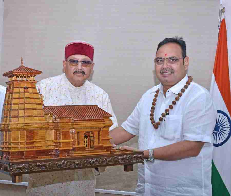 महाराज की राजस्थान के मुख्यमंत्री से शिष्टाचार भेंट, पर्यटन और सांस्कृतिक गतिविधियों के विस्तार पर हुई चर्चा